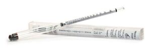north mountain supply premium glass proof & tralle hydrometer alcoholmeter - made in france - lead & mercury free