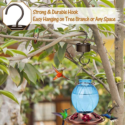 BOLITE Ant Moats for Hummingbird Feeder, Hanging Ant Guard for Outdoors, Bronze, 2 Pack, 18024