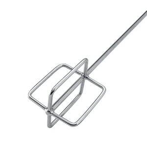qep 61205 24 in. professional chrome-plated steel thinset and grout mixing paddle for corded drills