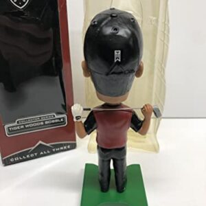 Tiger Woods wearing Classic Red Shirt NIKE Collector Series Limited Edition Premium Bobblehead Bobble holding golf club