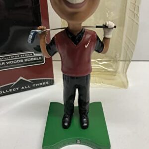 Tiger Woods wearing Classic Red Shirt NIKE Collector Series Limited Edition Premium Bobblehead Bobble holding golf club