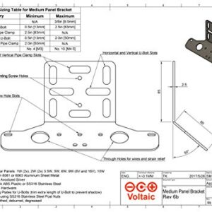 Voltaic Systems - Solar Panel Mounting Bracket (Medium) | Compatible with 3.5W - 10W Voltaic Solar Panels