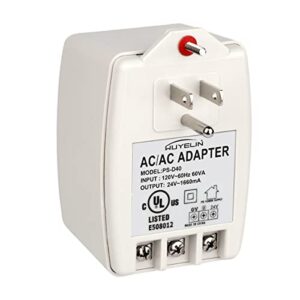 24vac 40va plug in transformer,doorbell transformer compatible with all of doorbell，nest, ecobee, sensi and honeywell thermostat