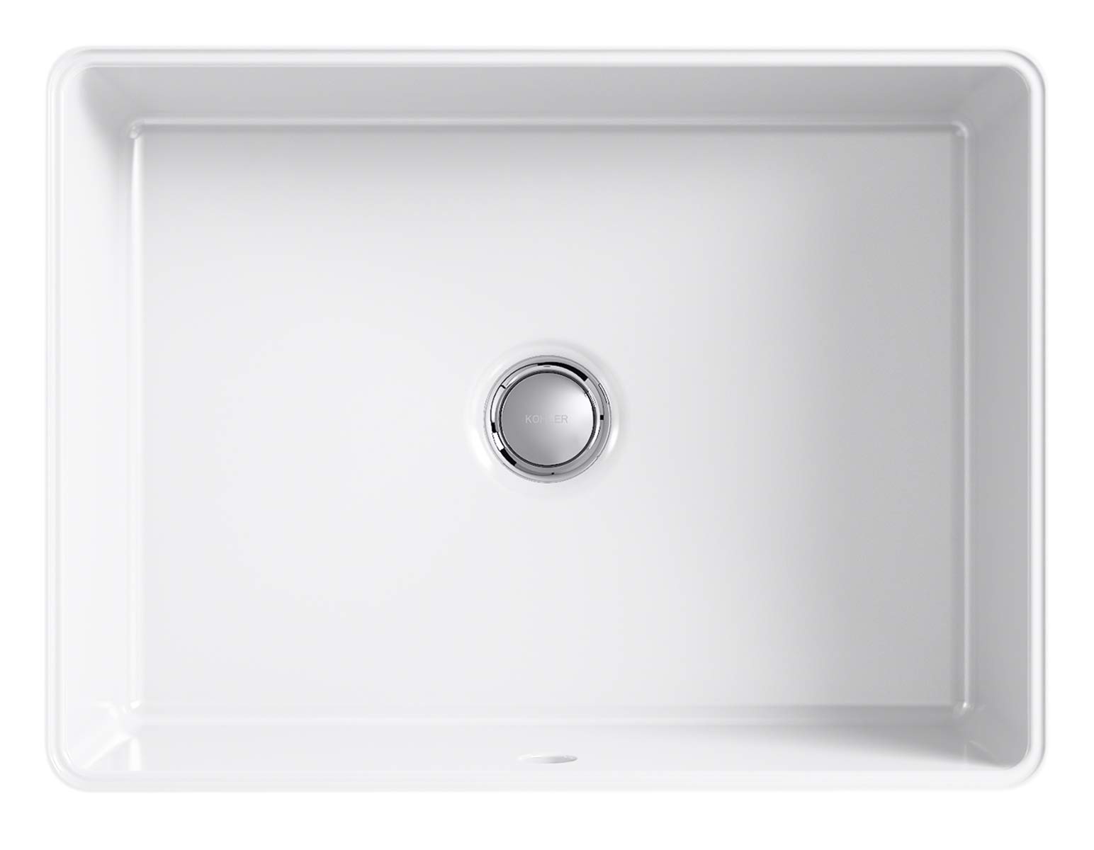 KOHLER 8189-0 Verticyl 17" Rectangular Undermount Bathroom Sink, Vitreous Lavatory Vanity Sink, Undermount Bathroom Sink Rectangle, White