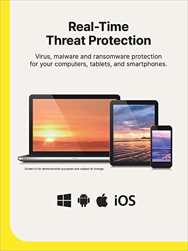 Norton 360 for Amazon, 2024 Ready, Antivirus software for up to 3 Devices with Auto Renewal
