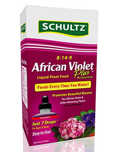 Schultz SPF44900 African Violet Plus Liquid Plant Food 8-14-9, 4 oz (Pack of 2)