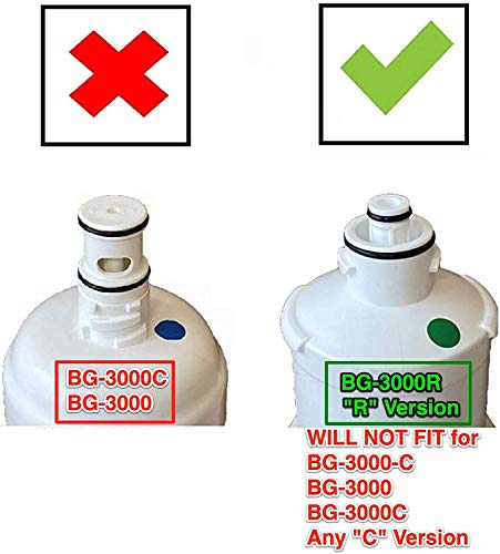 AFC Brand, Water Filter, Model # AFC-EPH-1200-2-12000SC, Compatible with Body Glove(R) BG-3000R Filters Does NOT FIT BG-3000C Will not fit The C Version New Model# EPH-1200-2-9000SC12 - Filters
