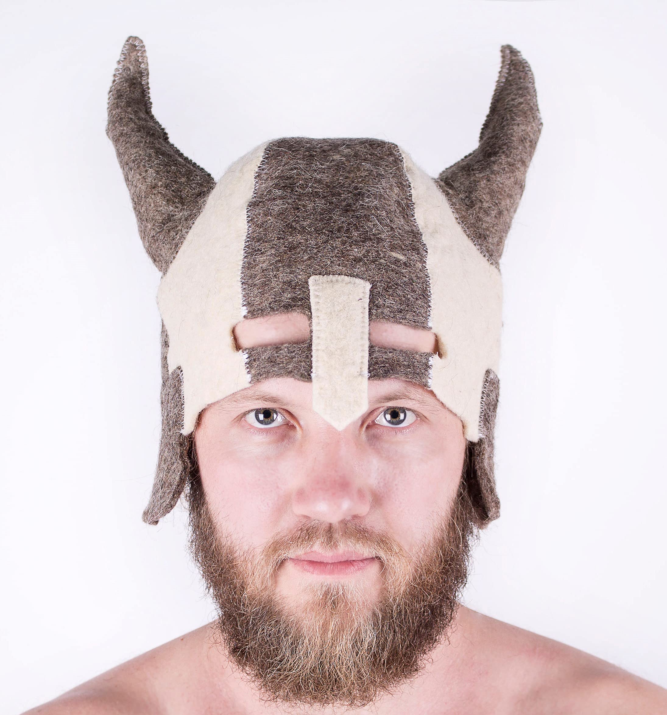 SHSH trade group Wool Banya Hat for Men Knight - Viking Sauna Hat Felt - Russian Wool Banya Hat Sauna Hats