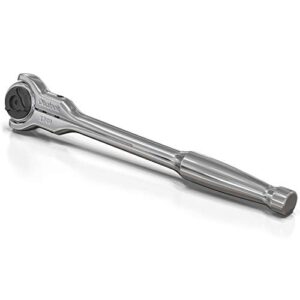 Olsa Tools 90-Tooth Swivel Head Ratchet, Chrome Vanadium Steel, 1-Piece