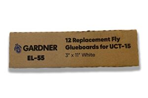 gardner el-55 replacement glueboards for uct-15 (12 pack)