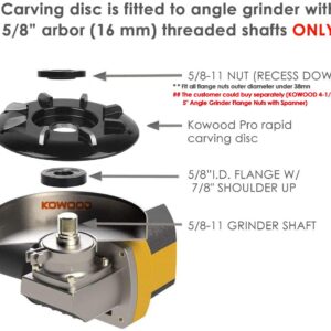 Wood Turbo Carving Disc (Curve) in 8 Teeth by KOWOOD