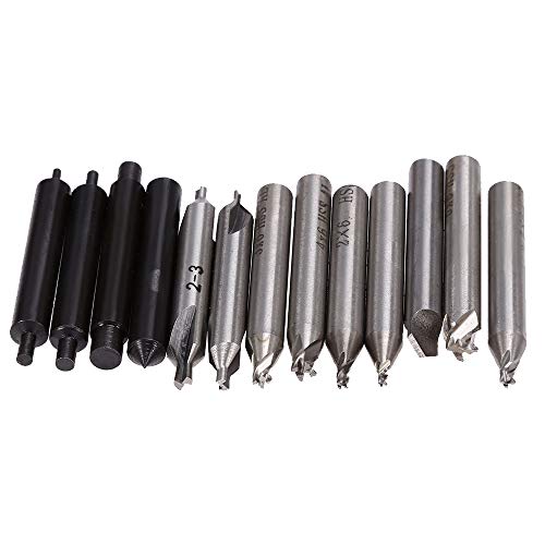 Key Cutting Machine Cutter/Parts Drill Bit Full Set of 13pcs