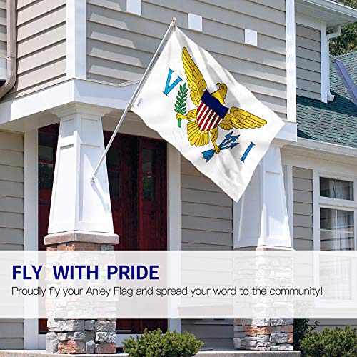 ANLEY Fly Breeze 3x5 Feet Virgin Islands of the United States Flag - Vivid Color and Fade Proof - Canvas Header and Double Stitched - Virgin Islander Flags Polyester with Brass Grommets