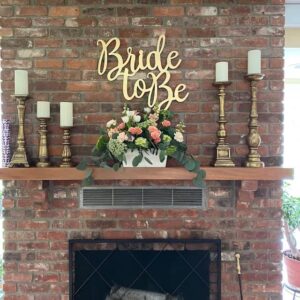 Bride To Be Wording-Laser Cut Bride To Be Sign