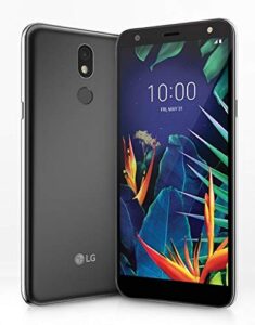 lg k40 x420 t-mobile 32gb android smartphone - platinum gray (renewed)