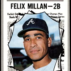 1970 Topps # 452 All-Star Felix Millan Atlanta Braves (Baseball Card) VG/EX Braves