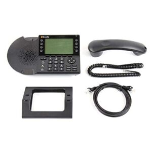 Shoretel IP 480G Phone with New HD Handset & Cables - Black (Renewed)