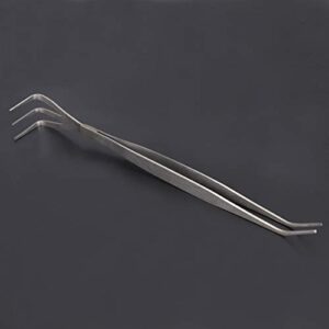 2 in 1 Stainless Steel Bonsai Tools Gardening Tool Root Rake Tweezers for Bonsai Planter