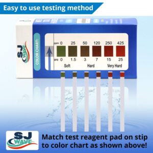 Water Hardness Test Strips | Fast and Accurate Water Quality Testing Kit for Water Softener, Swimming Pool, Fish Tank, Spa Kit and etc |150 Strips for 150 Hard Water Tests. 0-425 ppm and 0-25 gpg