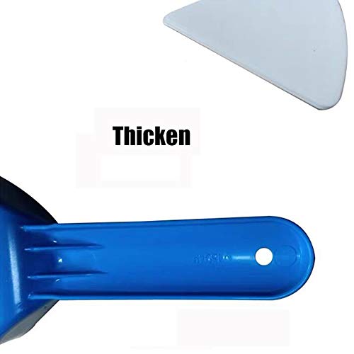 MSTEKI Set of 3 Plastic Refrigerator Ice Shovel Ice Scraper Snow Remover Cleaning Freezer Frost Shovel Ice Remover Scoop