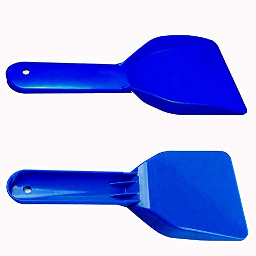 MSTEKI Set of 3 Plastic Refrigerator Ice Shovel Ice Scraper Snow Remover Cleaning Freezer Frost Shovel Ice Remover Scoop