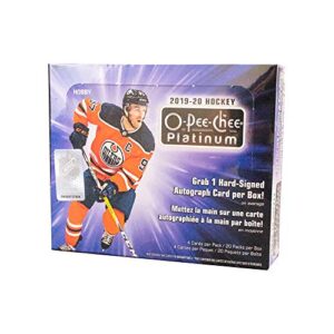 2019-20 upper deck o-pee-chee platinum hockey hobby box