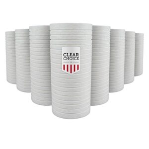 clear choice sediment water filter 1 micron 10 x 4.50" water filter cartridge replacement 10 inch ro system 9108-44 dev9108-44 dgd-5005, whkf-gd25bb, 8-pk