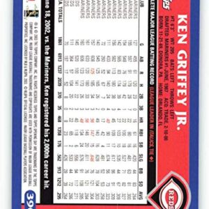 2003 Topps #390 Ken Griffey Jr. NM-MT Cincinnati Reds Baseball