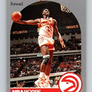 1990-91 NBA Hoops #36 Dominique Wilkins Atlanta Hawks Official Basketball Trading Card