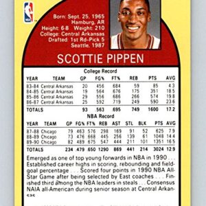 1990-91 NBA Hoops #69 Scottie Pippen Chicago Bulls Official Basketball Trading Card