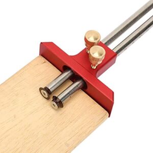 YWBL-WH Double Head Scriber Stainless Steel Woodworking Marking Gauge Scriber Ruler Wood Scribe Tool