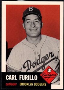 1991 topps archives 1953#305 carl furillo brooklyn dodgers mlb baseball card nm-mt