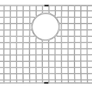 Karran GR-6001 Stainless Steel Bottom Grid 29" x 15-1/8" Fits QA-740 and QAR-740