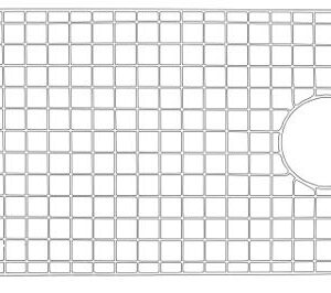 Karran GR-6012 Stainless Steel Bottom Grid 27-1/2 in. x 14-3/4 in. Fits QT-670, QU-670