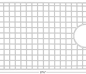 Karran GR-6012 Stainless Steel Bottom Grid 27-1/2 in. x 14-3/4 in. Fits QT-670, QU-670