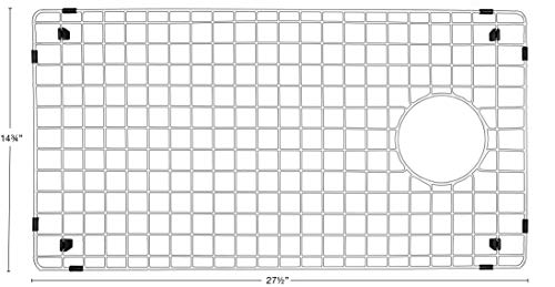 Karran GR-6012 Stainless Steel Bottom Grid 27-1/2 in. x 14-3/4 in. Fits QT-670, QU-670