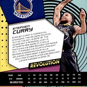 2019-20 Panini Revolution #42 Stephen Curry Golden State Warriors NBA Basketball Trading Card