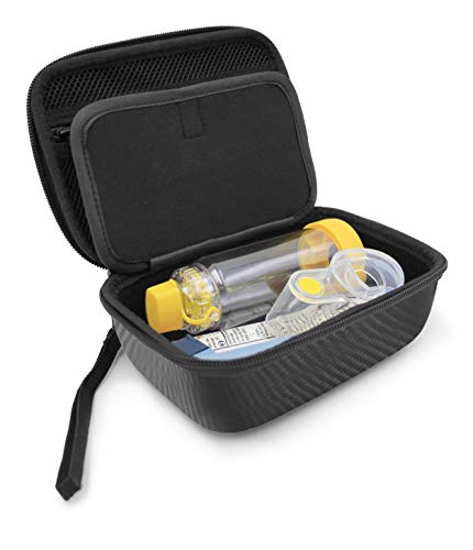 CASEMATIX Travel Case Compatible with Asthma Inhaler, Spacer and More - Includes Case Only