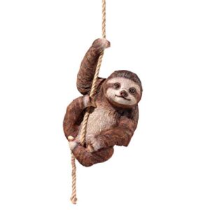 design toscano hanging horatio the 3-toed sloth statue