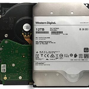 Western Digital Ultrastar DC HC520 HUH721212ALN600 12TB 7200RPM 256MB Cache SATA 6.0Gb/s 3.5" Enterprise Hard Drive (Renewed)