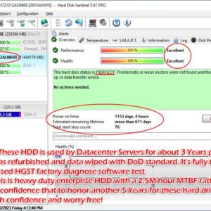 Western Digital Ultrastar DC HC520 HUH721212ALN600 12TB 7200RPM 256MB Cache SATA 6.0Gb/s 3.5" Enterprise Hard Drive (Renewed)