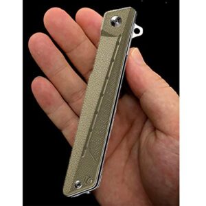 AuRiver Pocket Knife, EDC Folding Knife Everyday Carry, Sharp Satin Blade, Great for Paring, Hunting and Camping, Ideal Gifts for your Family
