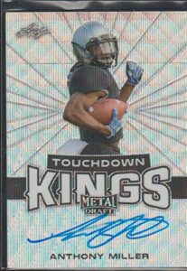 2018 leaf draft anthony miller bears autographed rookie football card #tk-am1