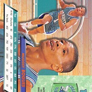 1992-93 Ultra Basketball #17 Muggsy Bogues Charlotte Hornets Charlotte Hornets Official NBA Trading Card From The Fleer Corp