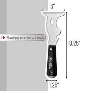 Bates- Paint Scraper, 10 in 1 Painters Tool, Paint Scrapers for Wood, Painters Tool, Painters Knife, Paint Scraper for Painting, Putty Knife, Metal Scraper, Spackle Tool, Putty Scraper, Knife Scraper