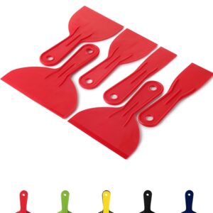 Bates- Putty Knife, 6 Pack, Plastic Paint Scraper, Plastic Scraper, Plastic Putty Knife, Putty Knife Set, Plastic Spreader, Spackle Tool, Plastic Putty Knife Scraper, Scraper Tool, Putty Scraper