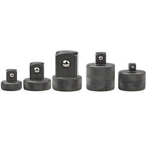 kaifnt k351 low profile impact socket adapter and reducer set, chrome-moly steel, 5-piece