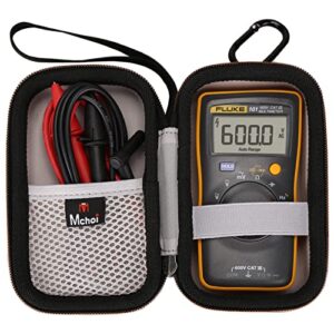 mchoi hard portable case fits for fluke 101/106 handheld digital multimeter, case only