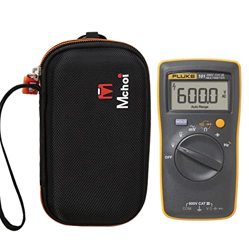 Mchoi Hard Portable Case Fits for Fluke 101/106 Handheld Digital Multimeter, Case Only