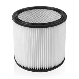 replacement filter for ridgid shop vac filters, high filtration housmile filter for shop vac 90304 90333 90350 compatible with most wet dry vacuum cleaners 5 gallon and above
